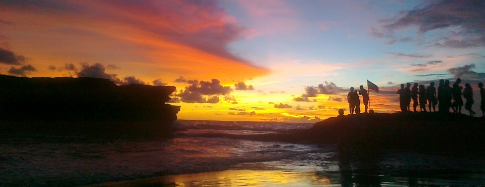 Sunset in Tanah Lot, Bali